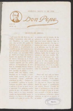 [Notas del editor] Granos de Arena