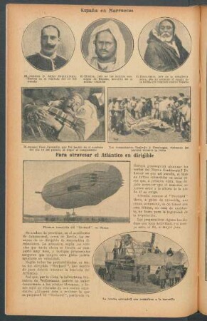 Para atravesar el Atlántico en dirigible