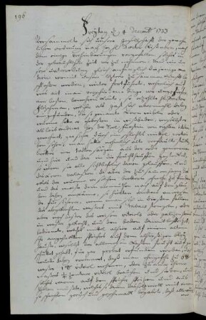 Freytag d 4 decemb 1733