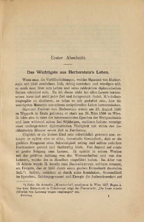 Über Herberstain und Hirsfogel : Beiträge zur Kenntnis ihres Lebens und ihrer Werke