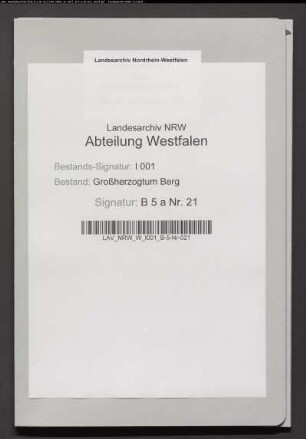 Veräußerung zweier dem Pastorat zu Bottrop gehörigen Grundstücke