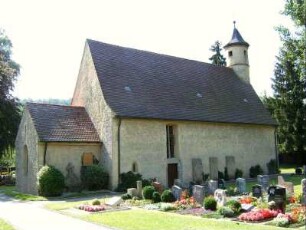 Friedhofskirche (Wüstung Wülfingen) Ansicht von Norden über Traufseite