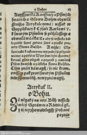Artykul II. o Bohu