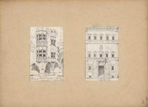 Sterzing, Rathaus, Trient, Palazzo Trentini: Perspektivische Ansichten