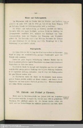 XI. Schlacht- und Viehhof zu Chemnitz