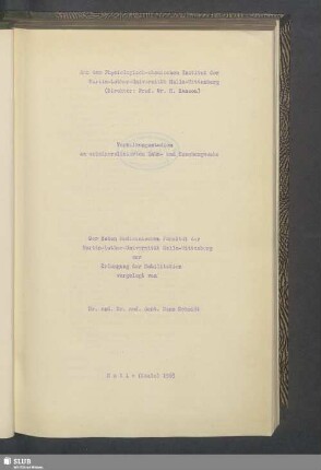Verkalkungsstudien am entmineralisierten Zahn- und Knochengewebe