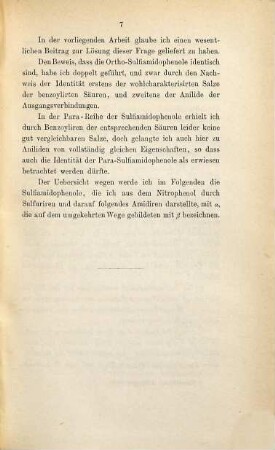 Ueber benzoylirte Sulfiamidophenole und Sulfiamidophenol-Anilide : Inaug. Diss. der Univ. Göttingen