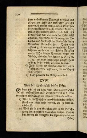100-109, XXIV - XXVI
