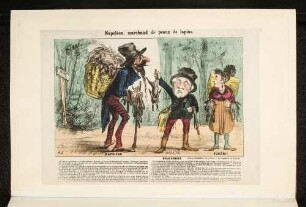 Napoléon, marchand de peaux de lapins