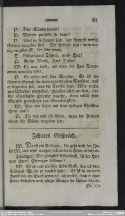 Zehntes Gespräch