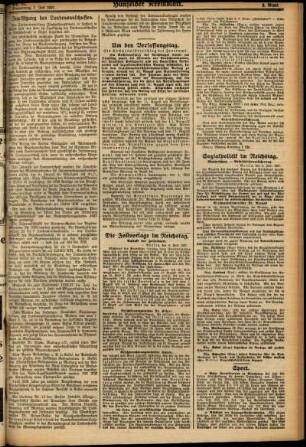 Zweite Ausgabe vom Donnerstag, den 07. Juli 1927.