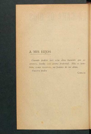 A mis hijos - [Dedicatoria]