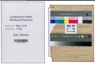 Entnazifizierung Richard Surk , geb. 07.02.1905 (Arbeiter)