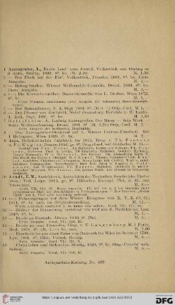 (Anzengruber - Görres) (Nr. 1 - 331)