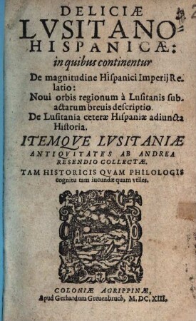 Deliciae Lusitano-Hispanicae