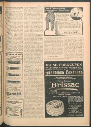 Confraternidad italo-argentina : La nota que suena en falso