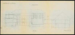 Fürstbischöfliches Opernhaus, Passau: Längsschnitt 1:100
