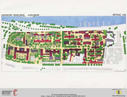 Altklinikum Bestand 5/85 (Plan)