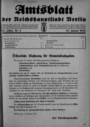 1942,3: Nr. 3, 18. Januar 1942