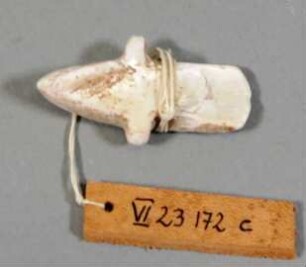 Fragment eines Angelhaken