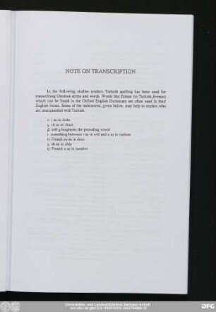 Note On Transcription