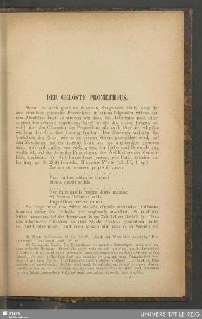 Der gelöste Prometheus