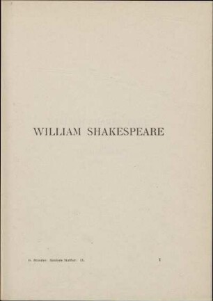 William Shakespeare