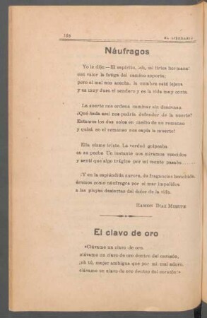 El clavo de oro