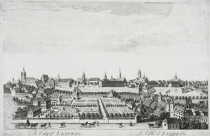 The city of Leipzig. Le Ville de Leipzig