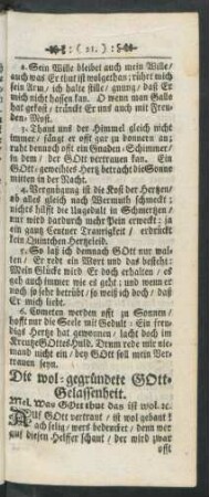 Die wol-gegründete GOtt-Gelassenheit