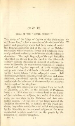 Chap. IX. Kings of the "Lower Dynasty"