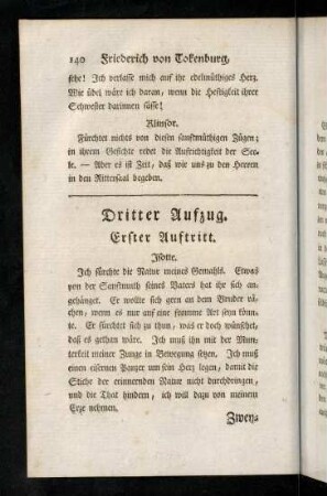 140-160, Dritter Aufzug.