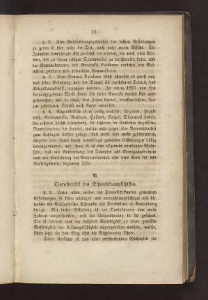 VI. Charakteristik des Schaufeldampfschiffes