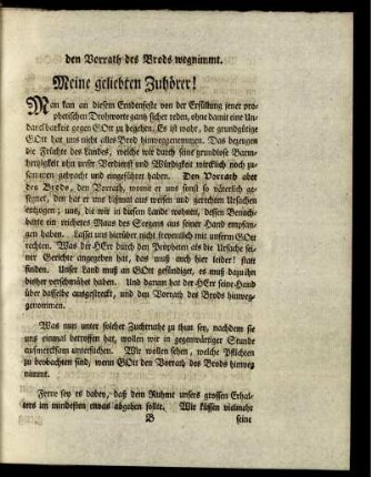 Meine geliebten Zuhörer!