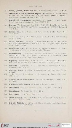 Arbeiten in Bronze (Nr. 247 - 306)