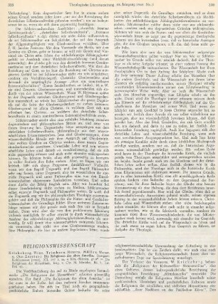 335-338 [Rezension] Die Religionen des alten Amerika
