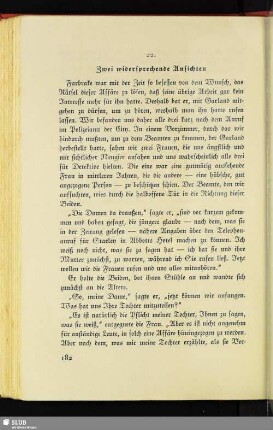 22. Zwei widersprechende Ansichten