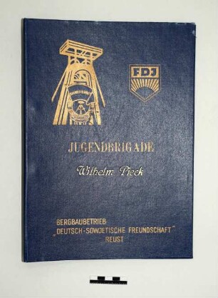 Mappe "Jugendbrigade Wilhelm Pieck"