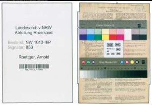 Entnazifizierung Arnold Roettger , geb. 16.03.1896 ()