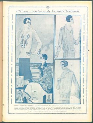 Últimas creaciones de la moda femenina