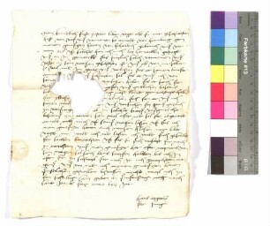 Schreiben Hans Eygen d.J. an Hans von Kaltental, Vogt zu Öhringen.