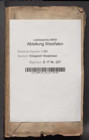 Gefälle von ehemals dem Kloster Wormeln abgabepflichtigen Heuerlingen aus Güterstücken zu Wormeln, Calenberg und Welda.