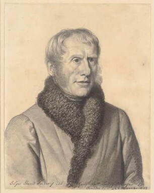 Bildnis Friedrich, Caspar David (1774-1840), Maler, Graphiker