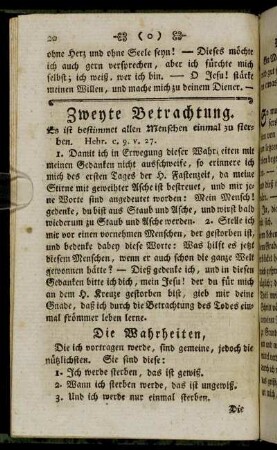 Zweyte Betrachtung.