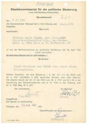 Gayer, Hermann Benno