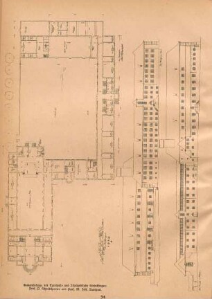 Gemeindehaus mit Turnhalle und Schulgebäude Sindelfingen