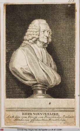 Büste des Voltaire
