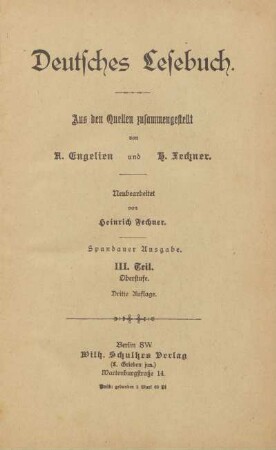 Teil 3 = Oberstufe, [Schülerbd.]: [Teil 3 = Oberstufe, [Schülerbd.]]