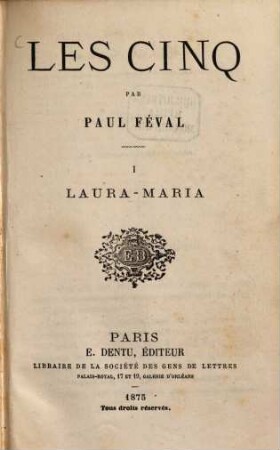 Les Cinq, I