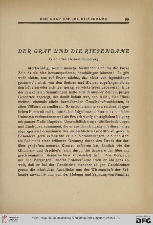 Der Graf und die Riesendame
